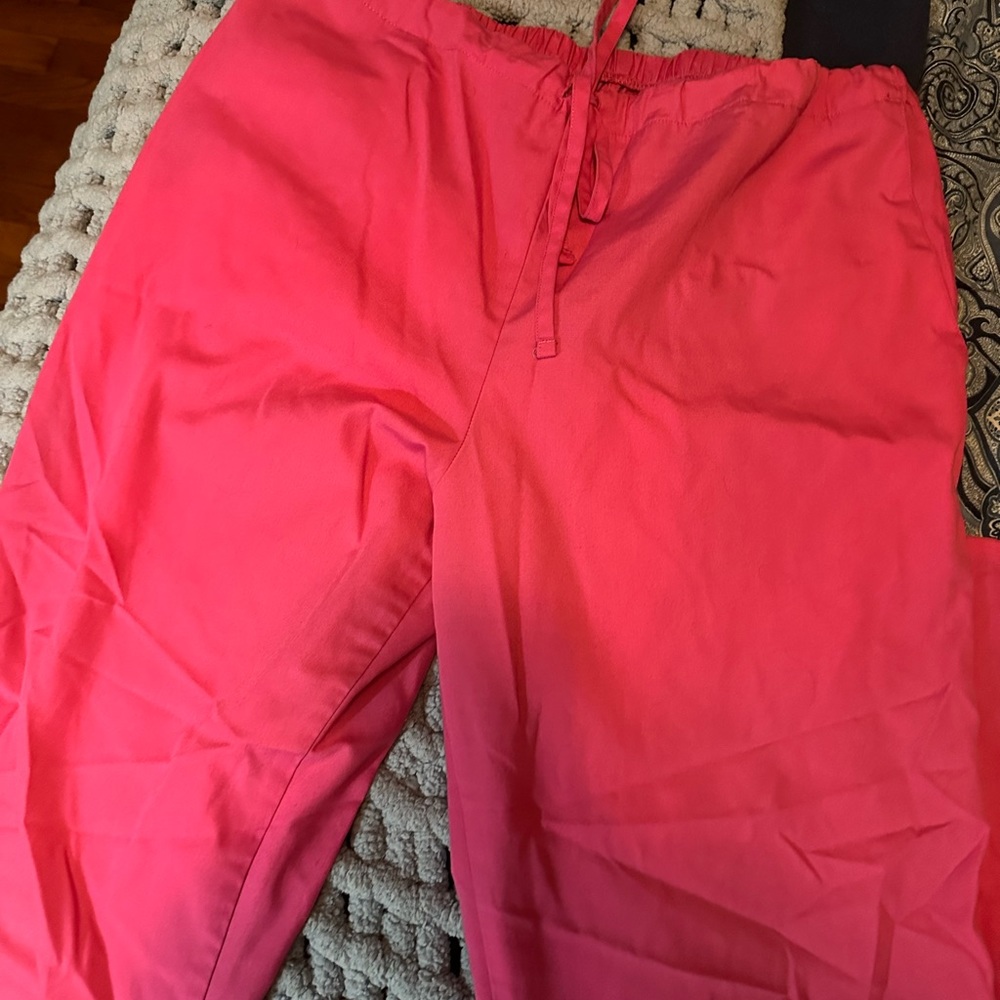 Cherokee workwear scrub pants in bubblegum pink